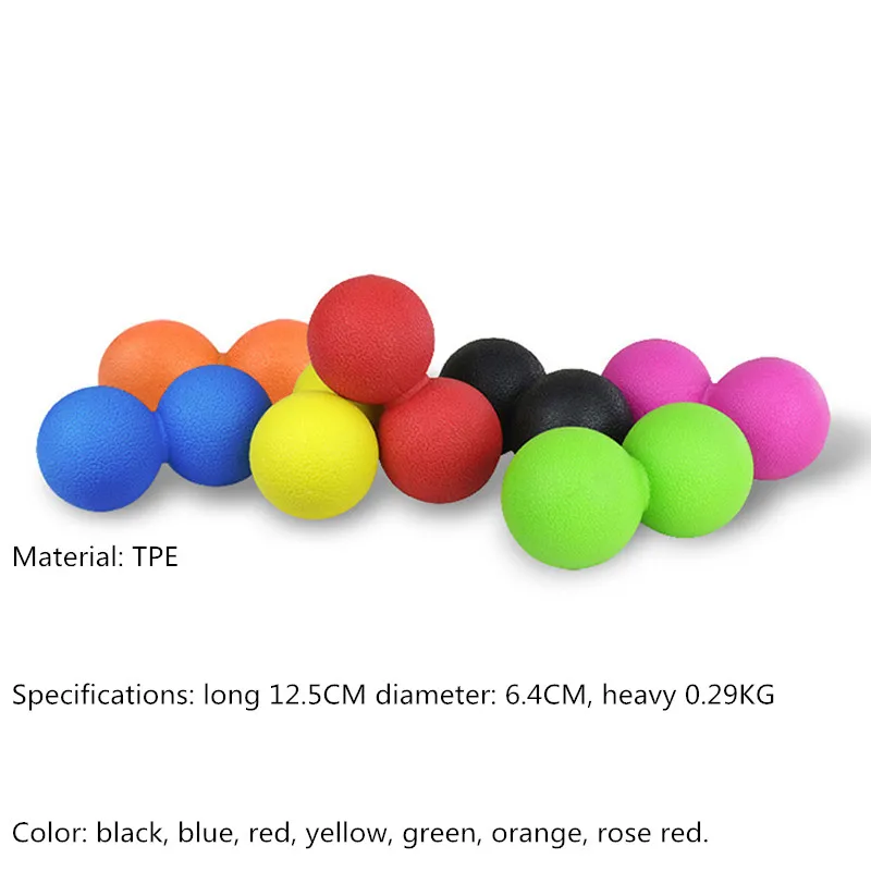 Myofascial релиз фитнес арахис Массажный мяч фасции массажер ролик Пилатес Йога мышцы