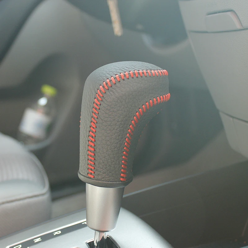 Чехол ручка переключения передач из натуральной кожи для Hyundai Elantra AT|gear knob cover|knob