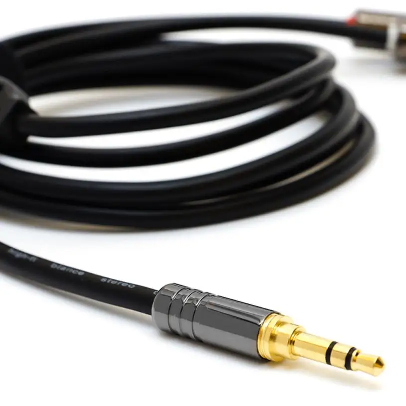 CARPRIE Высокое качество 3 5 мм штекер на двойной 2 RCA кабель стерео PC аудио сплиттер 1 м