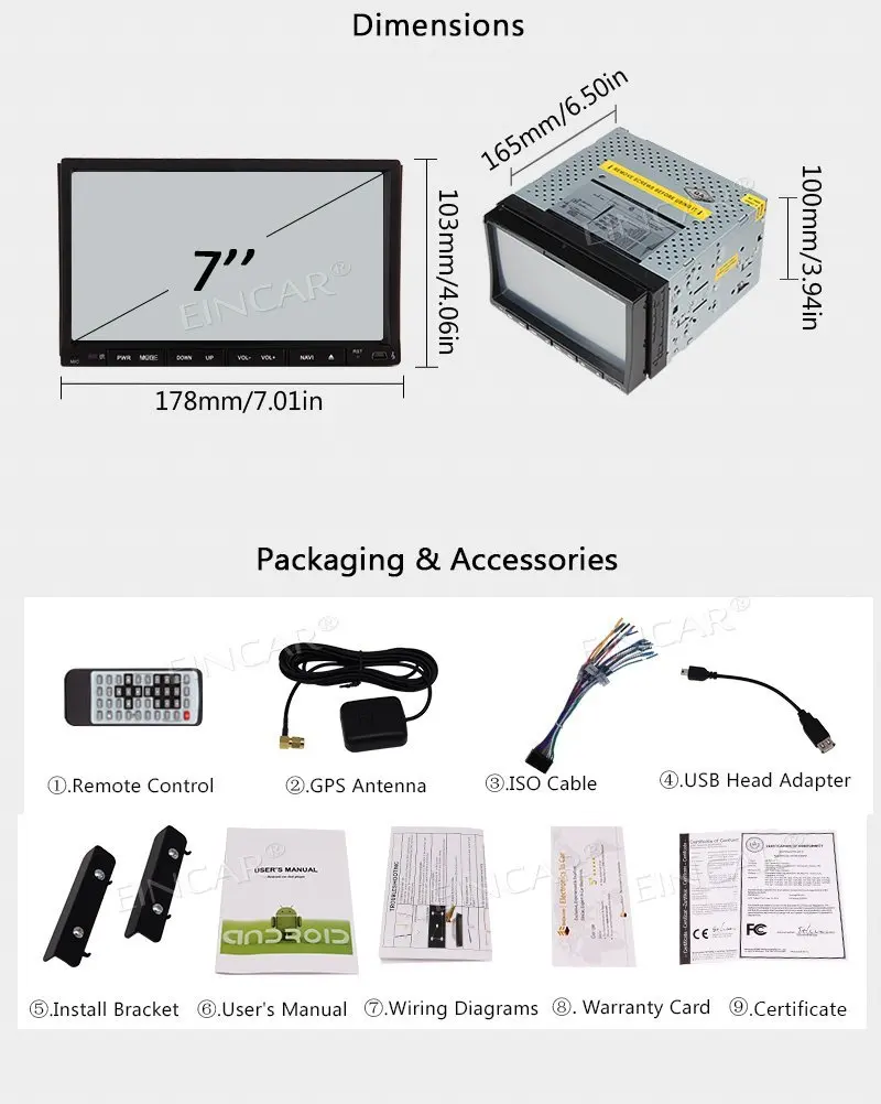 2Din Android 7 1 DVD плеер автомобиля в тире стерео радио gps навигации головное устройство