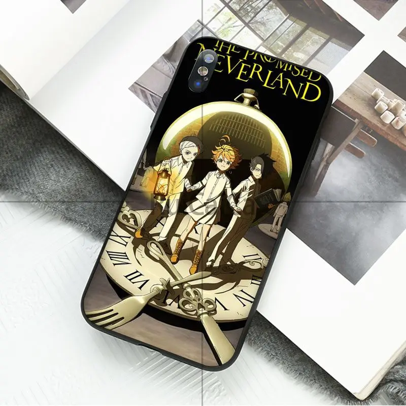 Ruicaica обещанный Neverland новое поступление черный чехол для мобильного телефона iPhone 8