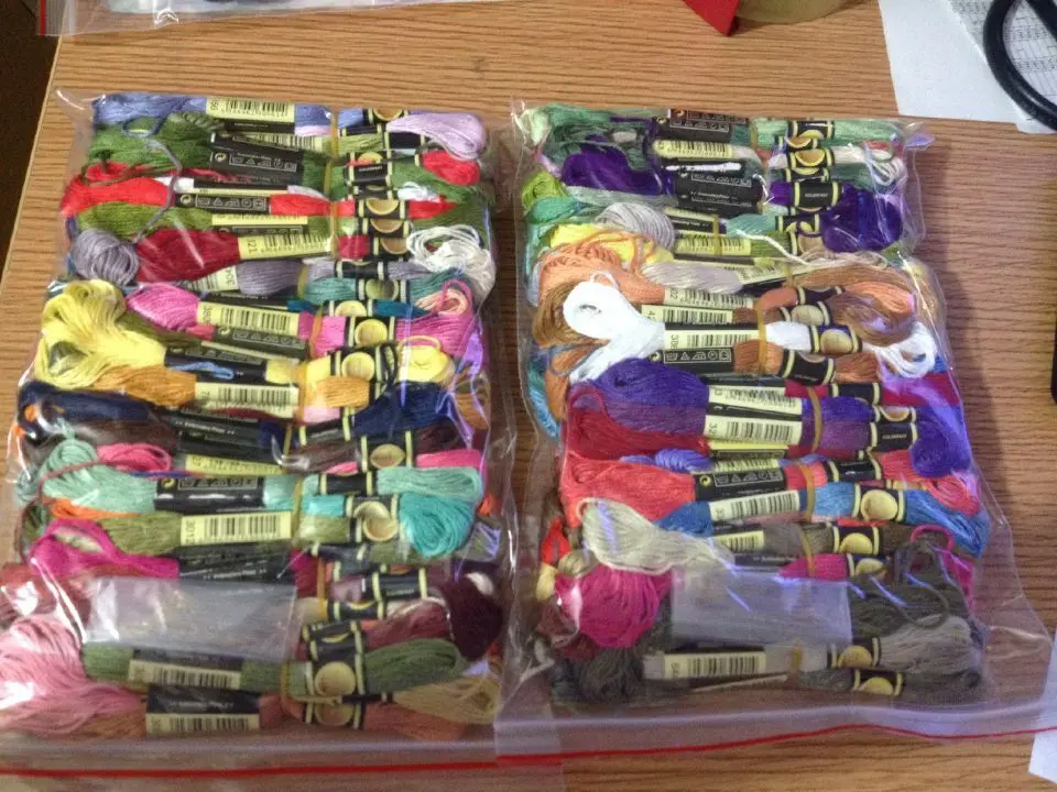 4TH JCSOYFUL Similar DMC Choose Any Color Room CXC Thread 100 Pcs/lot Cross Stitch Embroidery Floss your color | Дом и сад