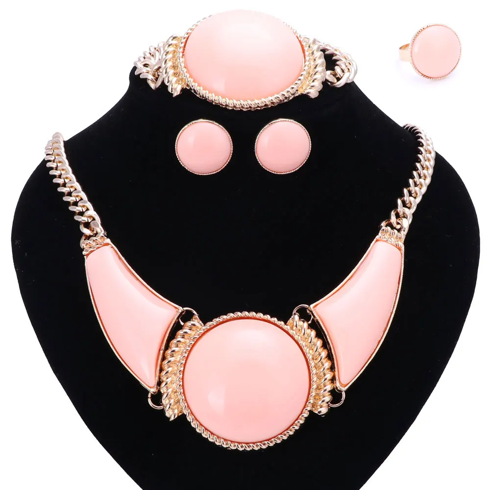 Комплект из колье серёг и кольца в африканском стиле | Украшения аксессуары