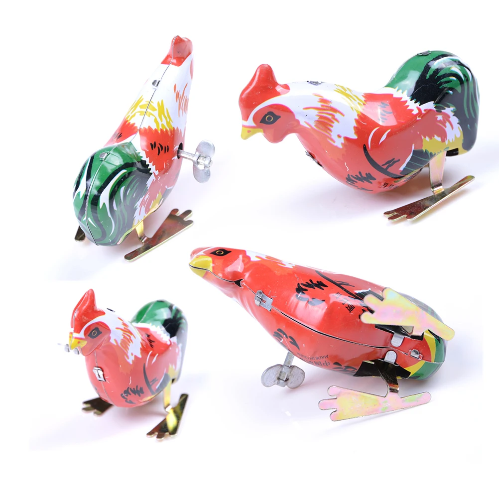 Новый Ностальгический Железный петух Пэк рисовые железные игрушки забавные