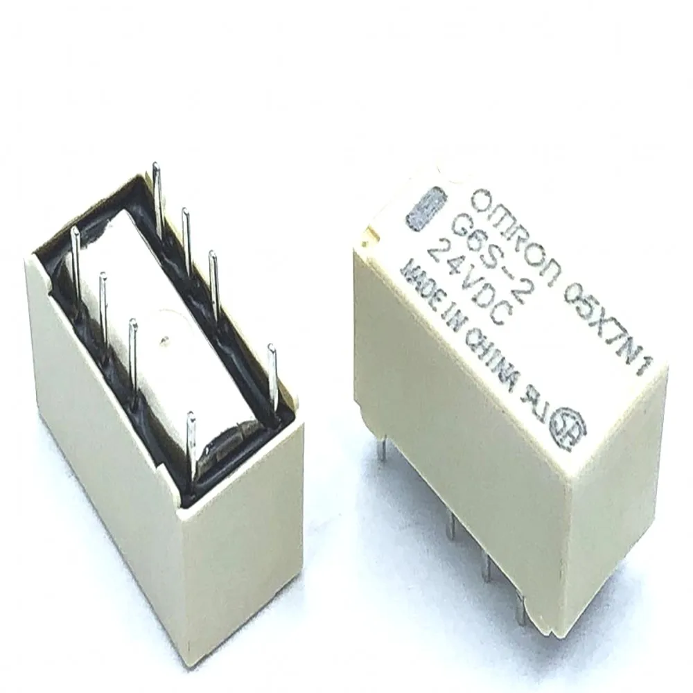 10 шт. OMRON G6S-2-DC5V G6S-2-12VDC G6S-2-24VDC DC5V/12 V/24 V печатного монтажа 2-полюсный 8Pin мини-реле