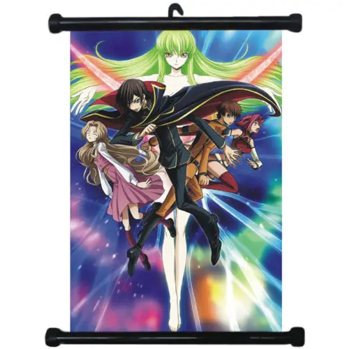 Светло-зеленый Обувь для косплея; аниме домашний Code Geass Lelouch Suzaku плакат прокрутки - Цвет: Светло-зеленый