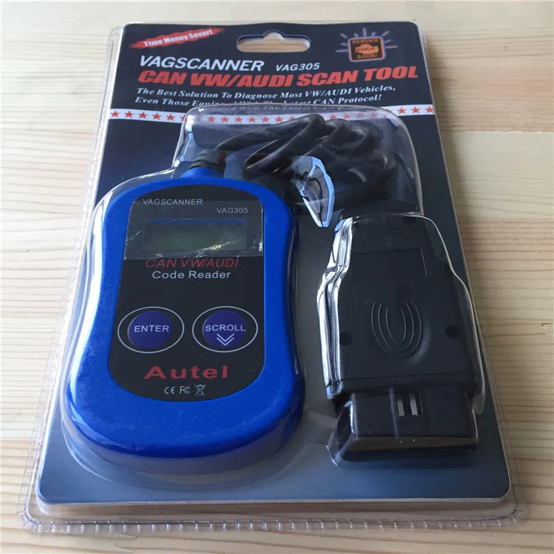 Автомобильный диагностический сканер OBD2 OBD II VAG305 считыватель кодов vag 305