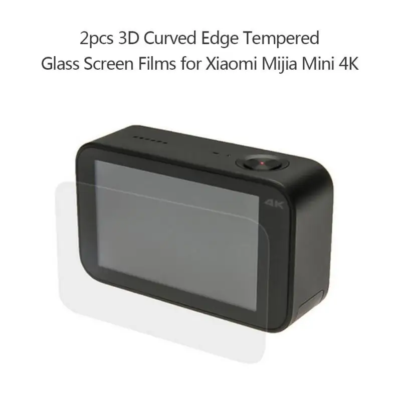 2 шт. 3d-пленка для экрана из закаленного стекла с изогнутыми краями Xiaomi Mijia Mini 4K |