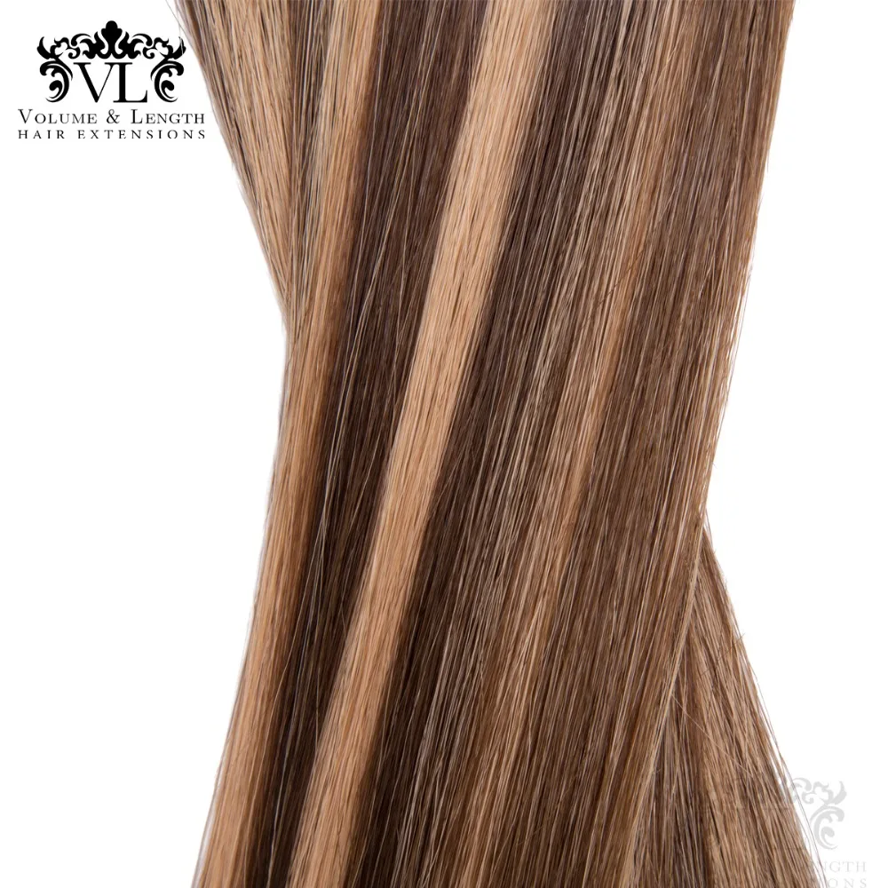 VL лента в Remy 100% человеческие волосы для наращивания прямые 50 г/упак. 18 ''лента