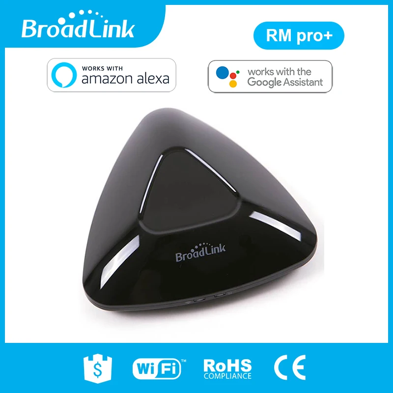 Универсальный Интеллектуальный пульт дистанционного управления Broadlink RM33 RM Pro+ RM mini3 WiFi+ IR+ RF работает с Amazon Alexa Echo Smart Home