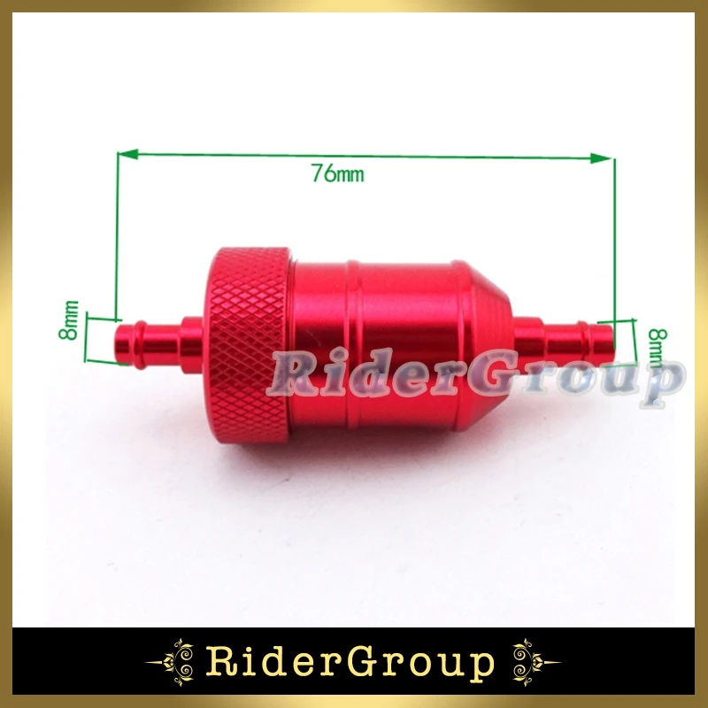 Очиститель топливного фильтра для мотоцикла бензина Красного газа|inline fuel filter|atv