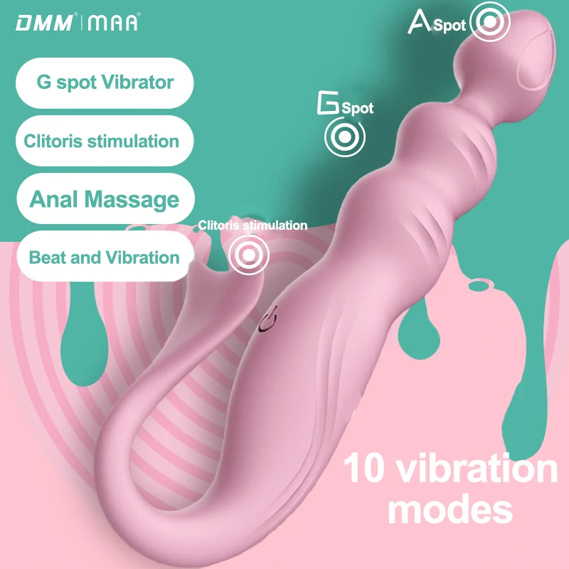 Анальные шарики вибратор простаты G Spot клиторальный массажер стимулятор для