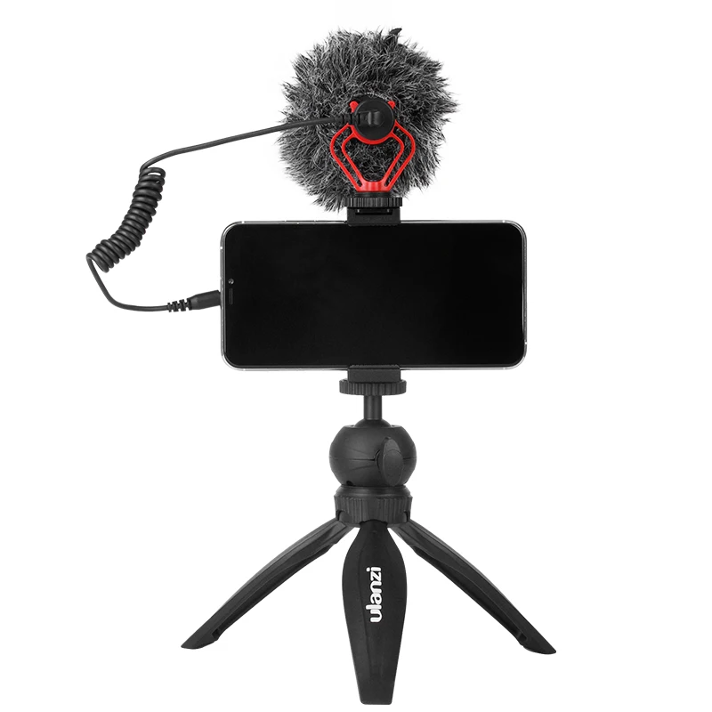 ULANZI смартфон Vlogging комплект камера штатив микрофон для iPhone мобильного телефона