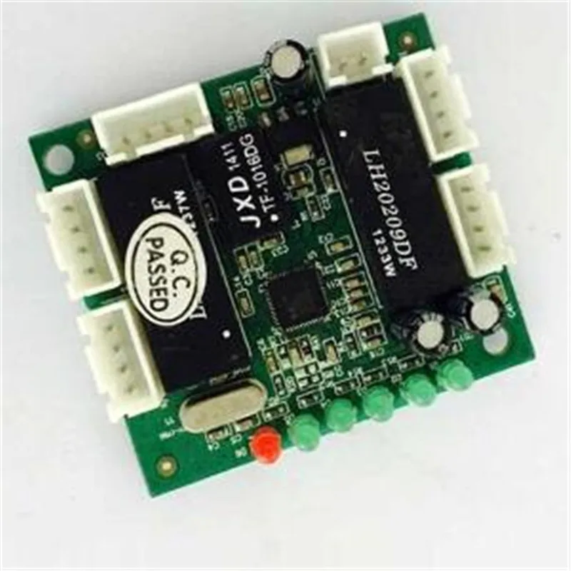 Мини модуль дизайн ethernet коммутатор монтажная плата для модуля 10/100 Мбит/с 5/8 порт