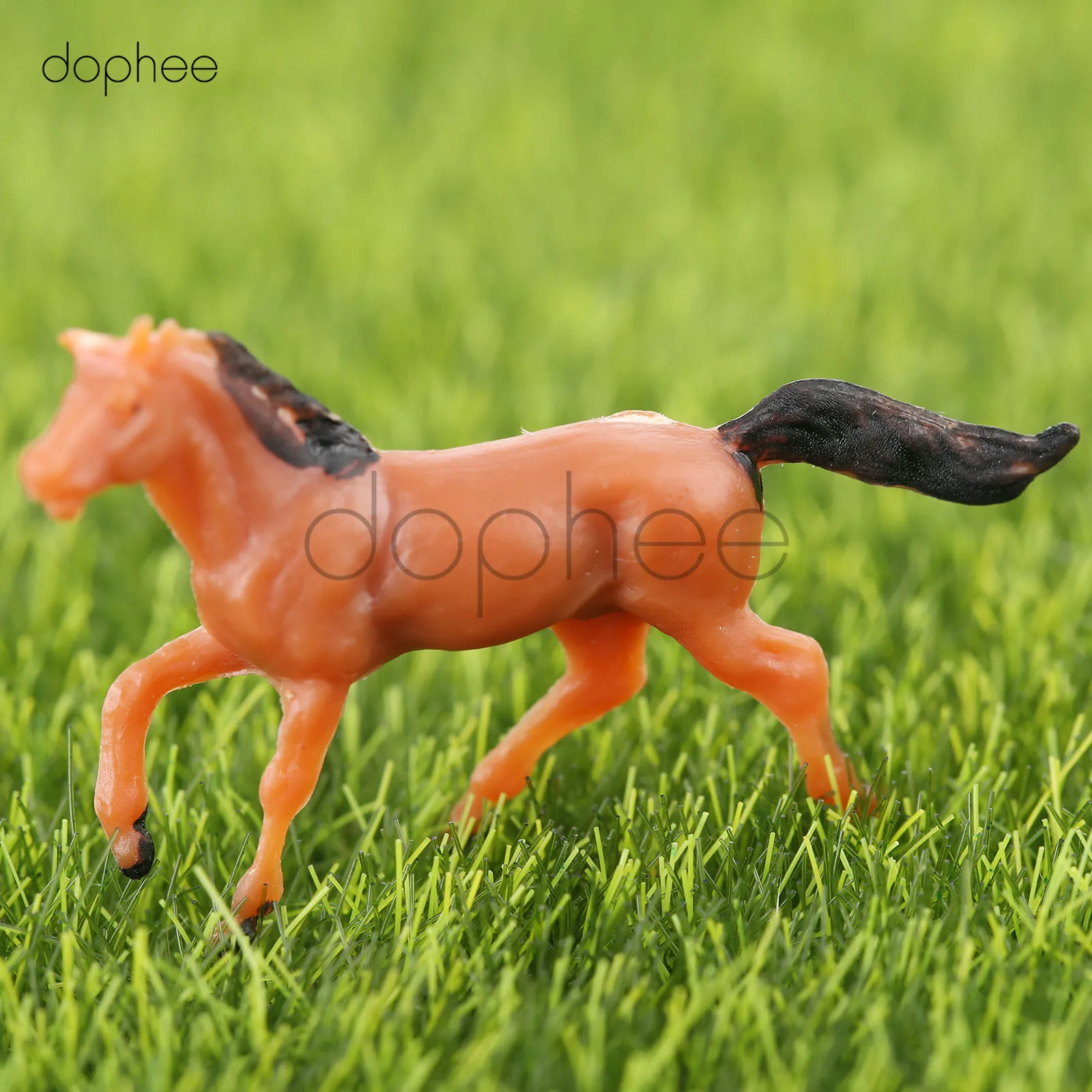 Dophee 10 шт. сельскохозяйственных животных модель набор Корова Лошадь детские игрушки 1: 87 животных модель поезда Железной Дороги пейзажа песок стол