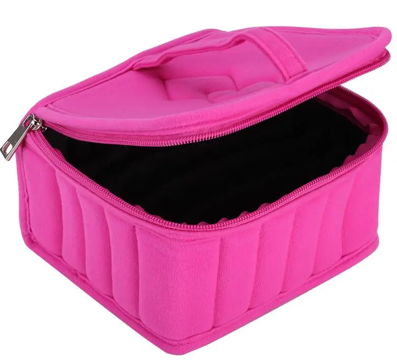 Pink Finether 30-Bottle чехол для хранения эфирного масла держатель для духов масло портативная дорожная коробка для хранения лака для ногтей Органайзер сумка для хранения - Цвет: Pink