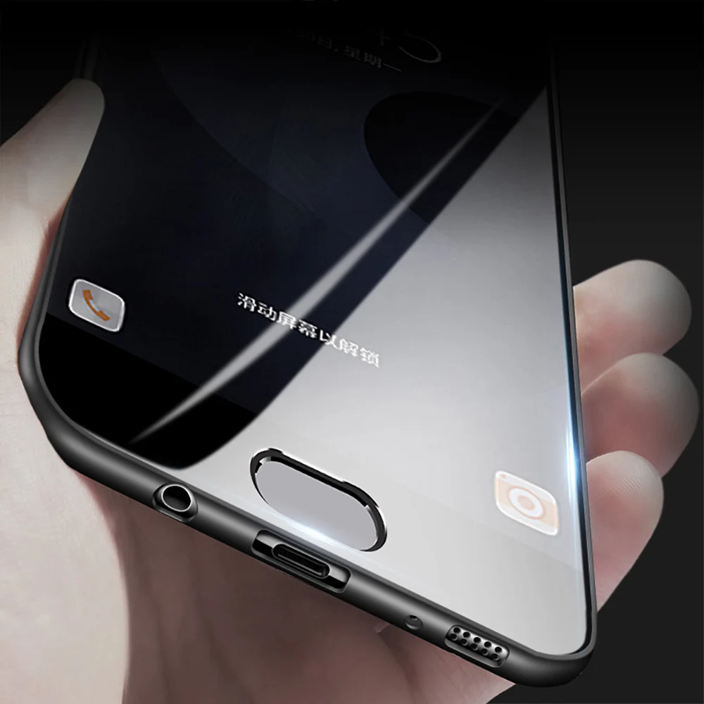 Чехол для Samsung C9 Pro серия X-Level Guardian мягкий матовый Силиконовый из ТПУ чехлы