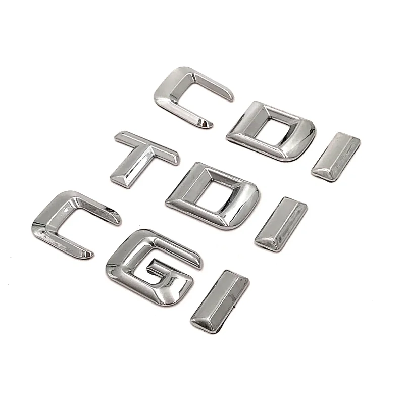 

50 шт./лот ABS новый стиль CDI CGI TDI хромированный значок эмблема наклейка