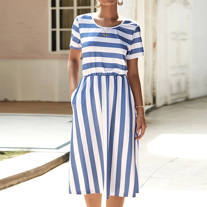 Красное черное ТРАПЕЦИЕВИДНОЕ Повседневное платье женское летнее с коротким