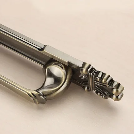 1 шт. Античная латунная деревянная дверная ручка раскладная Установка античная