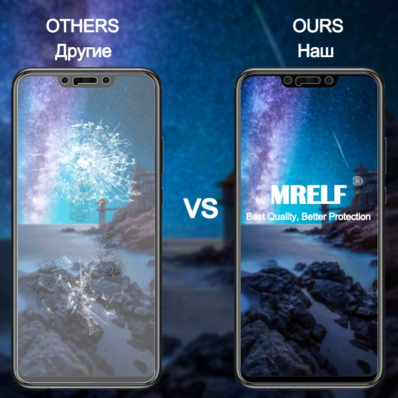 Закаленное стекло MRELF для Huawei Mate 20 Lite Защитное экрана 9H 2.5D | Мобильные телефоны и
