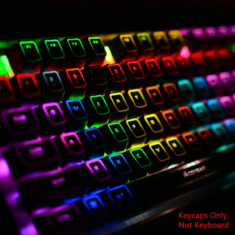 Механическая игровая клавиатура Corsair ROG с подсветкой 104 клавиш верхняя печать