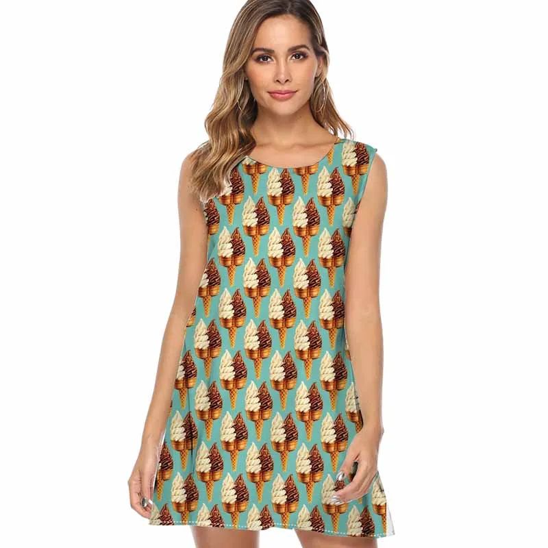 Летние женские платья 2019 праздничное платье повседневный свободный из шифона