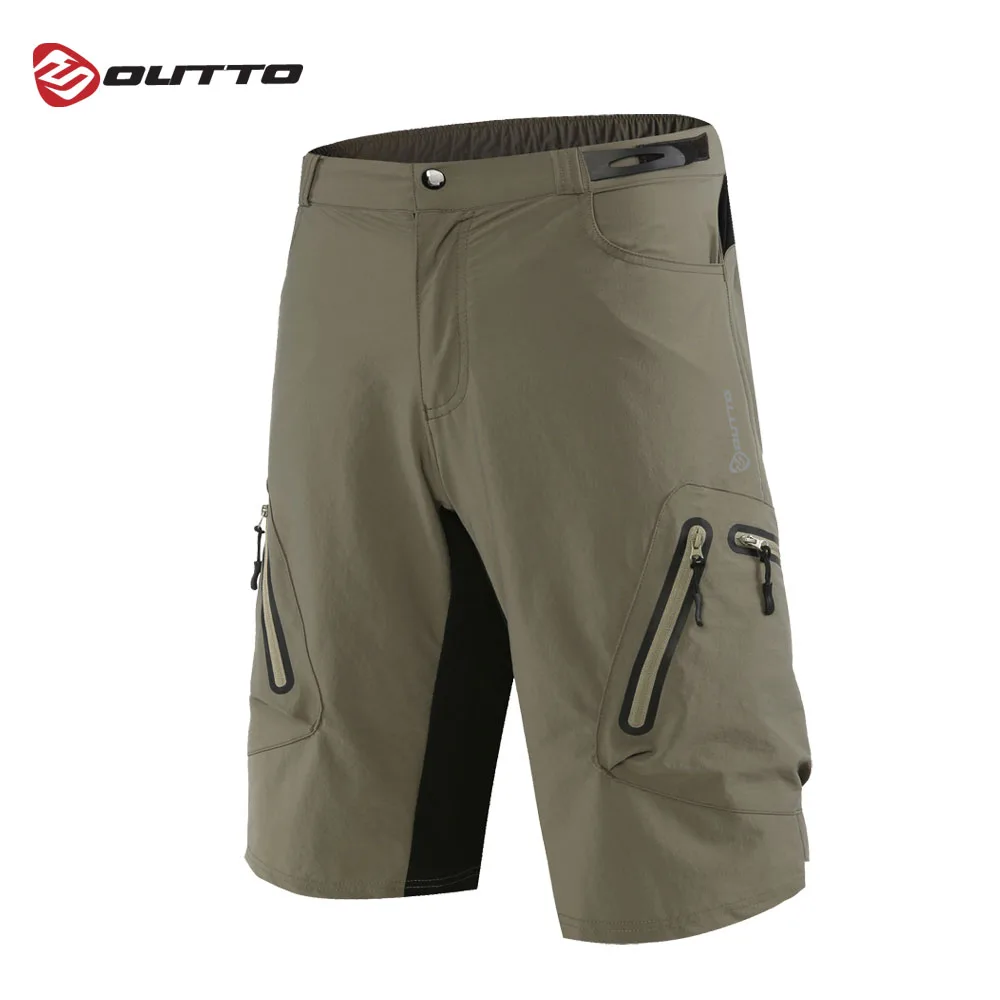 

Outto Men's Mountain Bike Bicycle Riding Sports Losse fit Baggy Cycling Shorts MTB Downhill Breathable Riding Shorts