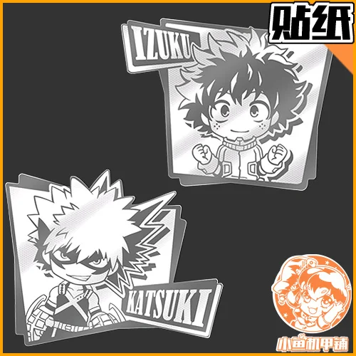 2 шт./компл. аниме My Hero academic Midoriya Izuku Bakugou костюм кацуки для косплея металлическая