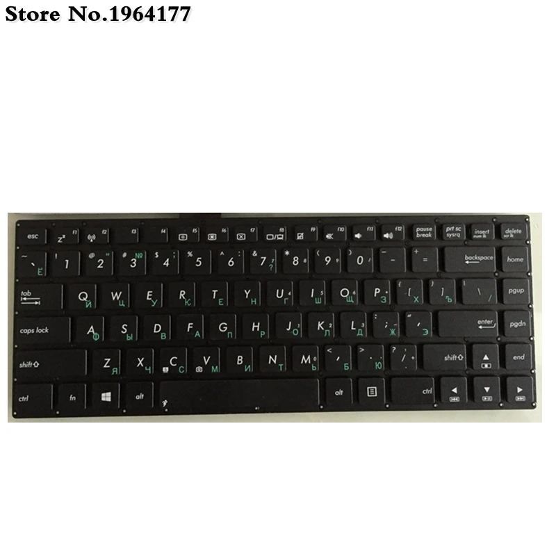 Русская черная новая клавиатура для ноутбука ASUS S451 s451Lb S451L S451E X402C S400CB S400C X402 S400 F402C