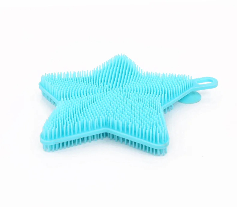 Высококачественная силиконовая щетка для мытья посуды с присоской чистящая