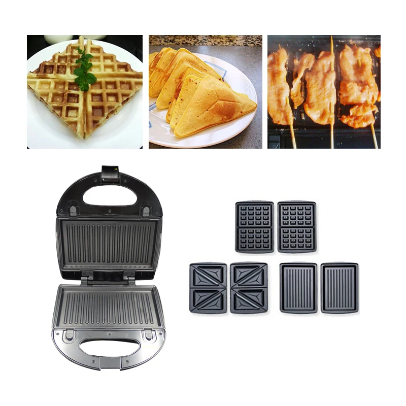 Вафельница аппарат для приготовления хлеба торта яиц сэндвич машина