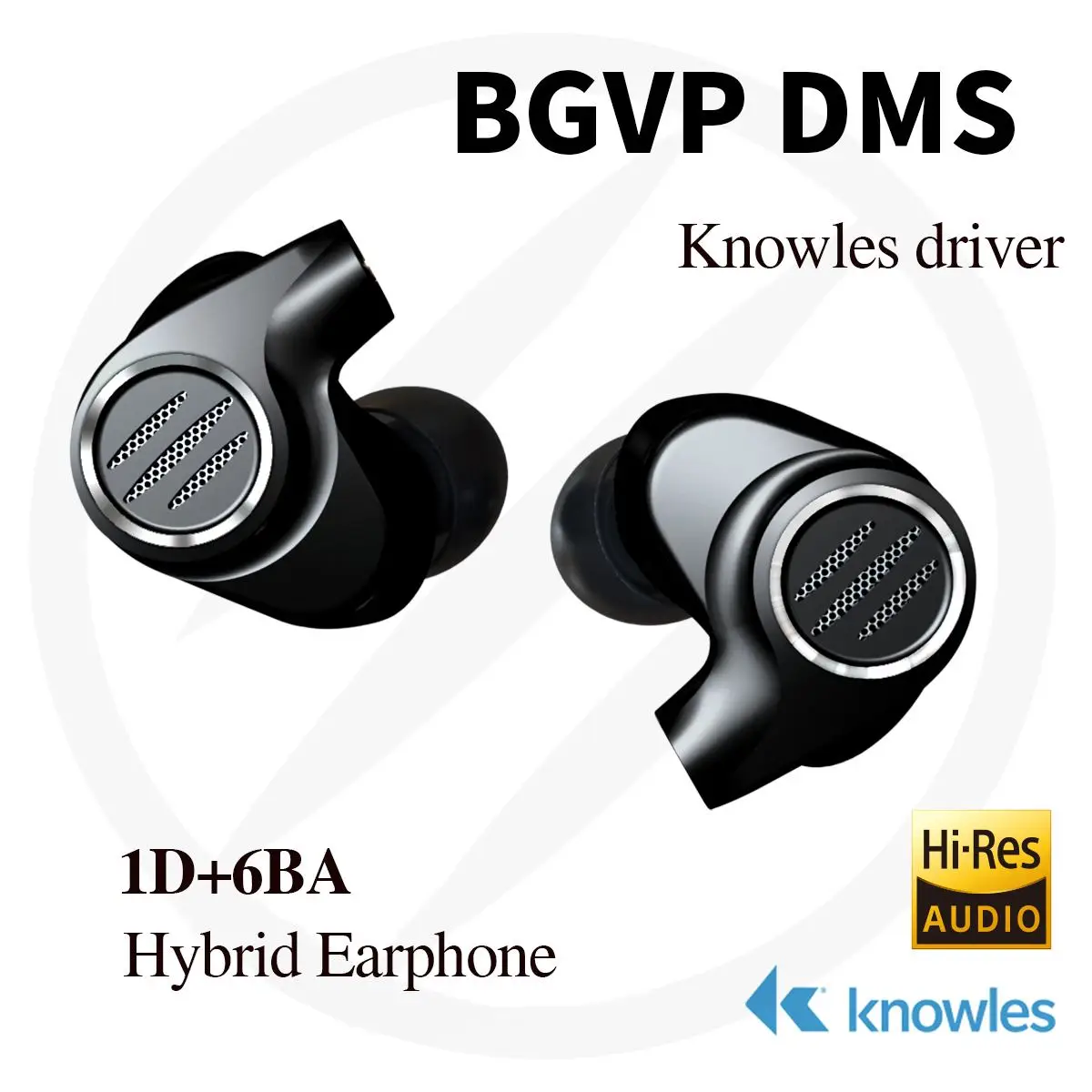 BGVP DMS 6BA + 1D гибридные наушники Ноулз SWFK 3176 в ухо монитор индивидуальные HiFi