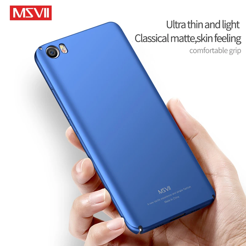 Чехлы для Xiaomi Mi 5 5S MSVII жесткий чехол из поликарбоната с полной защитой Ультратонкий матовый чехол для Xiaomi Mi5 Mi5S Mi 5 5S чехол для телефона
