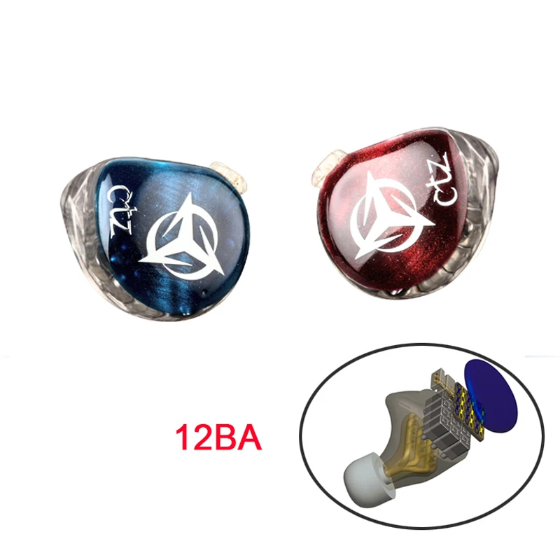 DIY Индивидуальный заказ 12BA балансными арматурными блок драйверы 0 78 мм 2 Pin