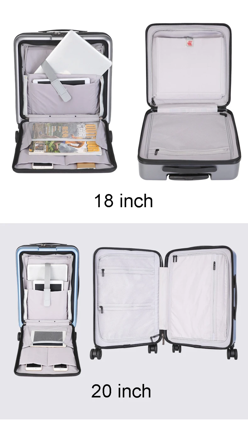 Carrylove 1" 20" деловая сумка на колесиках для ноутбука, багажная сумка для путешествий, чемодан на колесиках