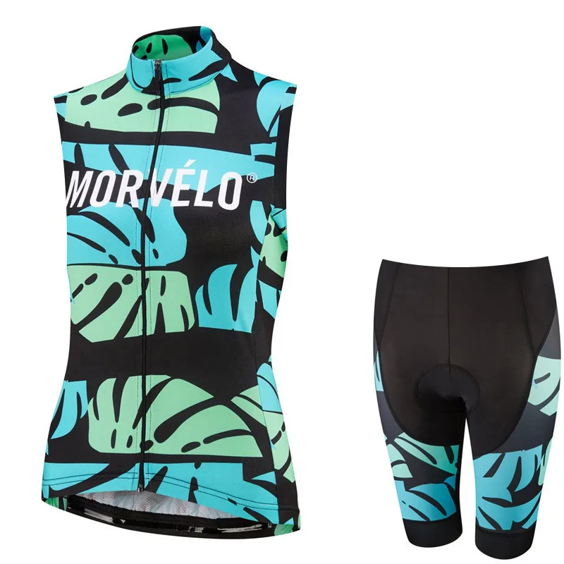 17 Morvelo Pro Велоспорт Джерси Набор летний женский гоночный велосипед одежда Maillot Ropa Ciclismo Uniformes без рукавов mtb велосипедная одежда - Цвет: 17