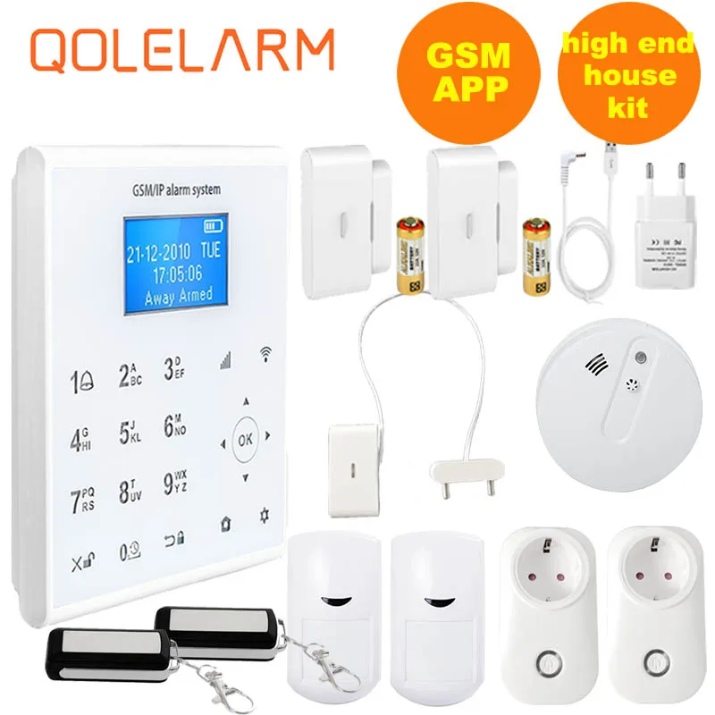 Бесплатная доставка Aliexpress 433 МГц GPPS Wi Fi GSM домашняя система охранной сигнализации