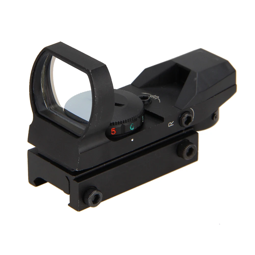 

2016 охотничий голографический отражатель 4 сетки красный зеленый точечный прицел тактический прицел для RifleAirsoft 20 мм Rail