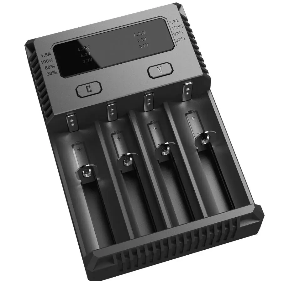 Новинка умное зарядное устройство NiteCore/Knight Cole для аккумуляторов Ni-MH/li-ion I4 186504 |