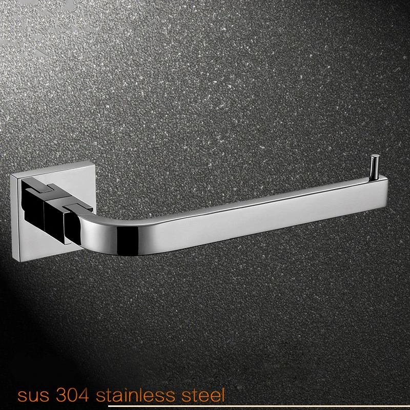 Аксессуары для ванной комнаты твердый латунный хромированный держатель