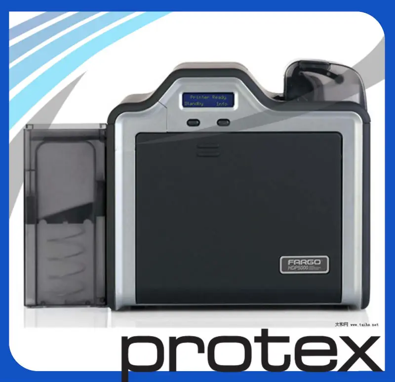 Fargo HDP5000 single sided retransfer ID/PVC card printer with High Definition Printing & free shipping|card bookmark|card pvccard sakura |