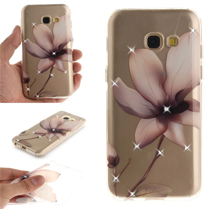 Новинка Модный чехол FTAIDKJ из ТПУ и IMD со стразами для Samsung Galaxy S8 Plus 2017 A3 A5 A7 J5 J7 2016 J3 S7