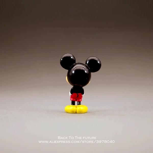 Disney Mickey Mouse 5 3 см мини кукла фигурка осанка аниме украшение коллекция игрушка