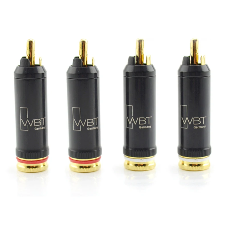 4 шт. медные разъемы типа RCA|connector plug|connector rcaconnector 2 |