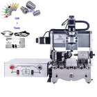 4-осевой мини-роутер с ЧПУ 3020, 4-осевой гравировальный станок, шариковый винт 300 Вт, мотор шпинделя для сверления печатных плат по дереву