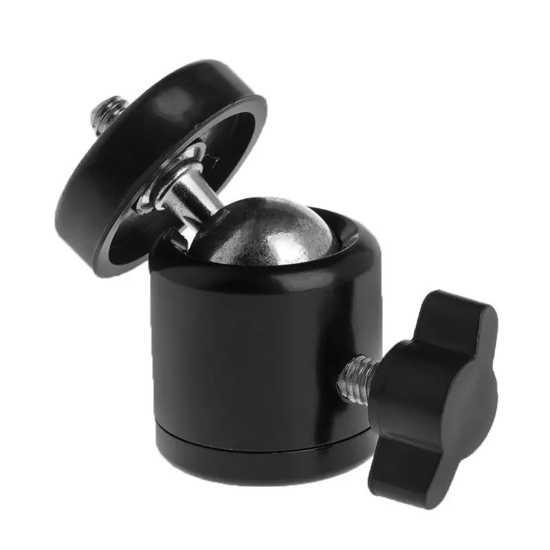 

1/4" Hot Shoe Mini Ball Head Flash Bracket Holder Mount Screw For Camera Tripod