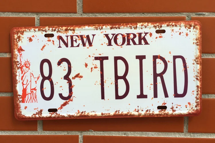 14 United States Shabby Chic Car License Plates Decorative Metal Signs Vintage Home Bar Motorcycle Wall Decor Iron Plaque 30x15cm - Цвет: 14