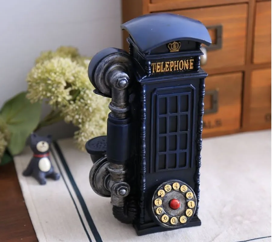 Ремесла из смолы креативная Копилка Подарочная кафе украшение британский стиль