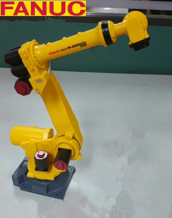 Цвет: желтый Изысканный Робот 3D модель 1:10 масштаб FANUC R-2000iC-210F манипулятор модель Вертикальная несколько шарниров для сбора, украшения - Цвет: Цвет: желтый